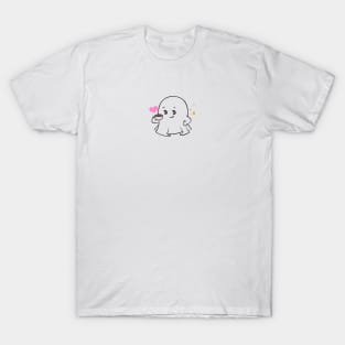 ghost cute with coffee T-Shirt